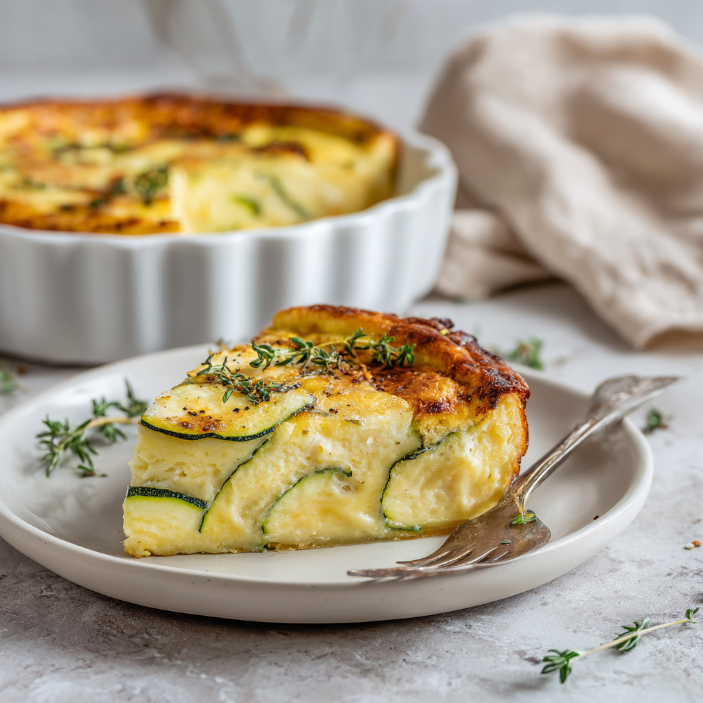 Flan de Courgettes au Camembert