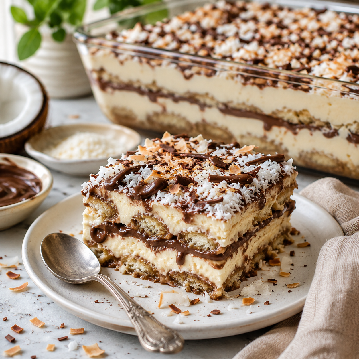 Tiramisu Façon Bounty Coco-Nutella