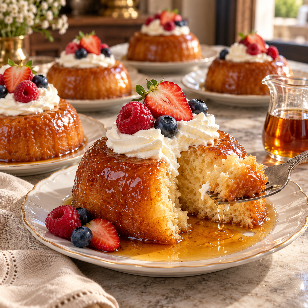 Baba au Rhum Express : Moelleux, Imbibé et Gourmand