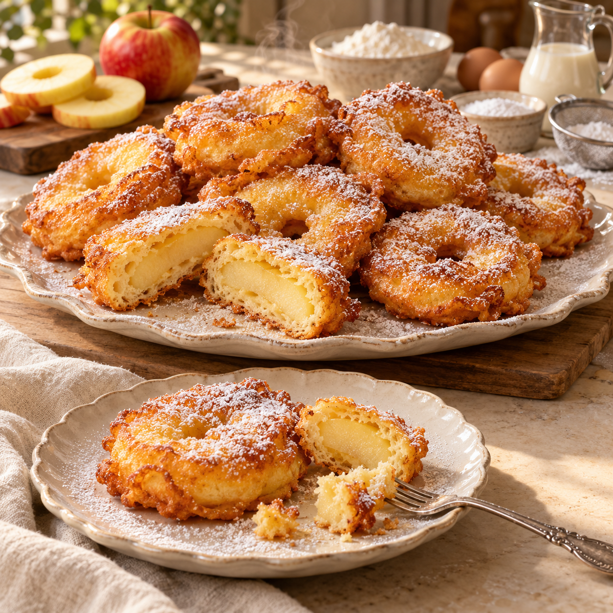 Beignets de Pommes façon Alain Ducasse : Une Recette Dorée, Moelleuse et Irrésistiblement Gourmande